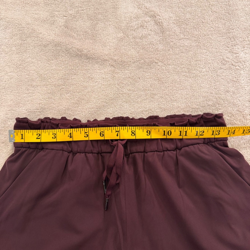 Lululemon On The Fly High Rise Pull On Cropped 7/8 Pants Stretch Travel Sz 6 - Picture 6 of 10